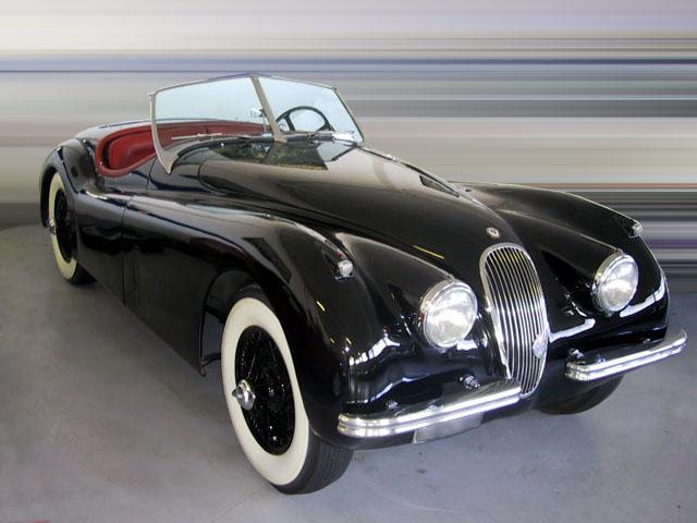 The Jaguar XK120 is a sports car which was manufactured by Jaguar between